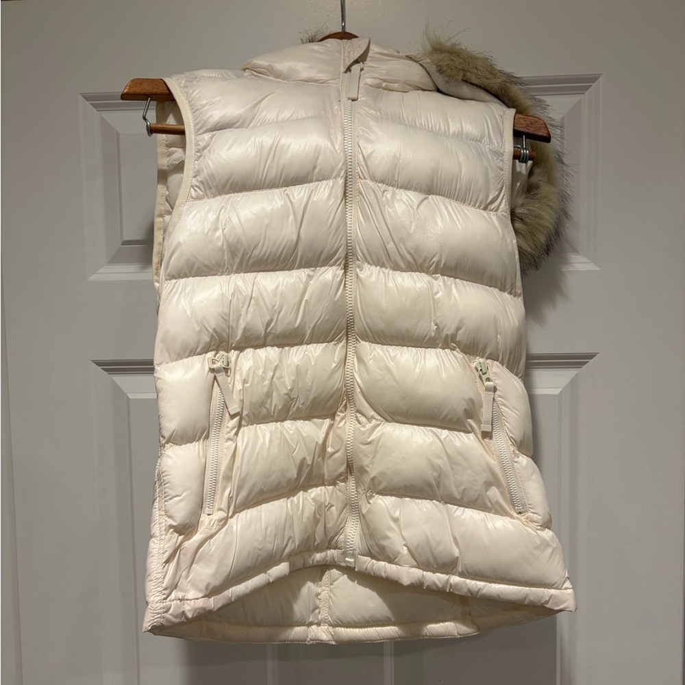 Gap Vest Fur Hood